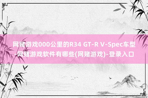 网赌游戏000公里的R34 GT-R V-Spec车型-网赌游戏软件有哪些(网赌游戏)-登录入口